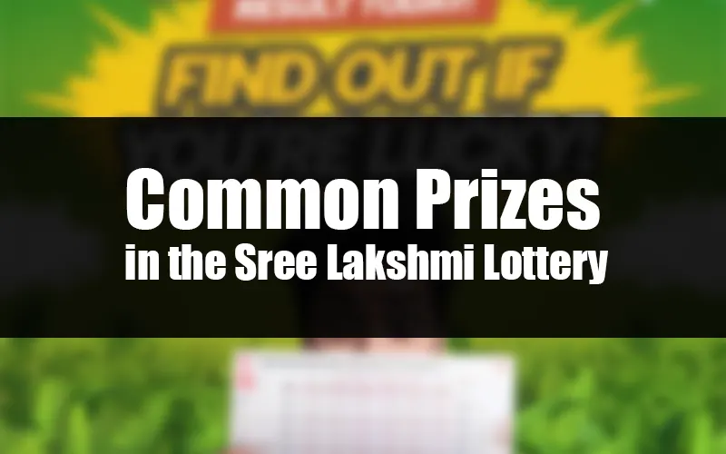 sree lakshmi lottery result